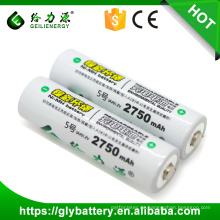 GLE AA NIMH 1.2V 2750mah Akku für elektrisches Spielzeug